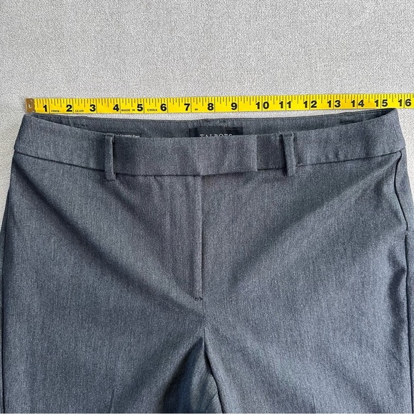 Talbots High Waist Straight Pant. 8 Petite. Gray. - Picture 7 of 9